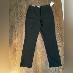 NWT black slim leg slacks
